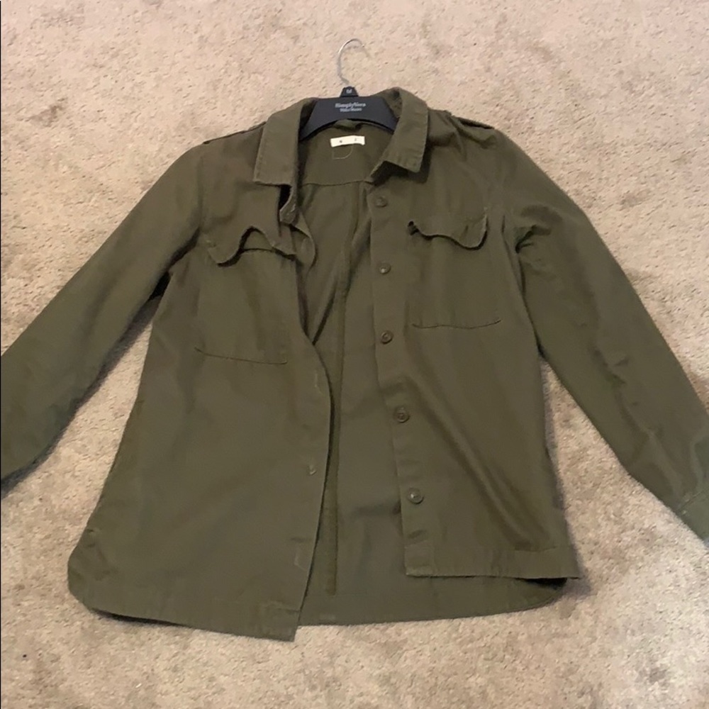 Garage green army jacket